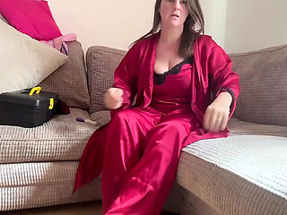 Bald British MILF Fingering Wet Pussy in Window - Homemade HD Solo