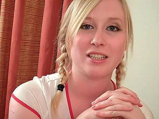Cute Blonde Nurse Gives POV Blowjob To Older Patient - Amateur HD