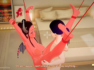 HoneyCome - Obsessed Devil - Full sex with bondage - Uncensored