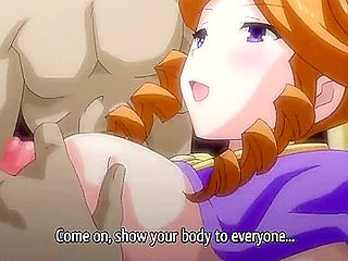 The princesses have their big breasts fondled and creampied by the queen at a thanksgiving event.