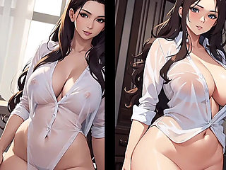 Sexy AI Generated Anime Babe in Hot Poses