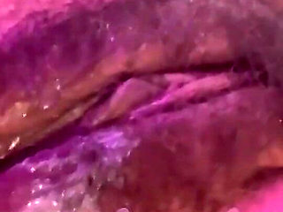 Creamy ass pussy after beating her down