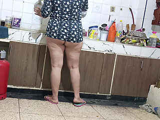 I Go Into the Kitchen to Fuck My Stepsister Very Nice Anal Sex Tight Ass