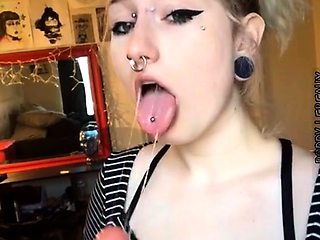 Sexy solo girl loving masturbation with toys