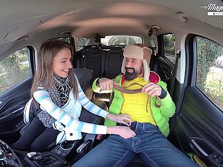 Watch erotic Mugur and Lili Charmelle's video