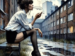 Harrison Marks Presents: AI Generated Smoking Babes in Stockings