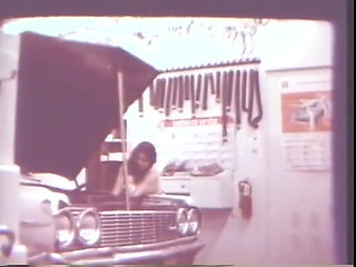 Vintage sex in the car