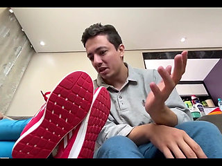 Roommate Gym Sweaty Feet Worship and Smell Ep 2