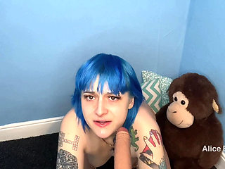 POV Gagging Blowjob