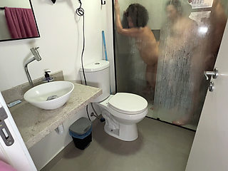 A Horny Older Woman Having Sex with Two Men That Her Cuckolded, Husband Brought Home