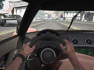 Trevor and Cheating wife Amanda's amazing blowjob while driving