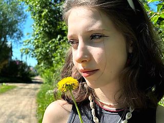 Met a Ukrainian schoolgirl girl on the street and fucked her on the same day