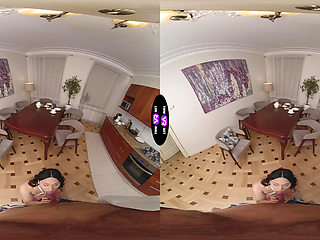 Kitchen Lust Roxy's Spicy BJ for Her Hungry Man - TmwVRnet