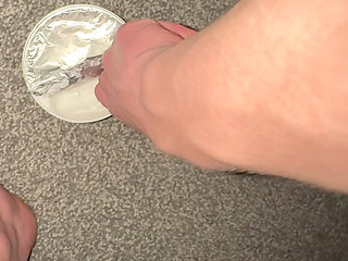 Wet close up wanking