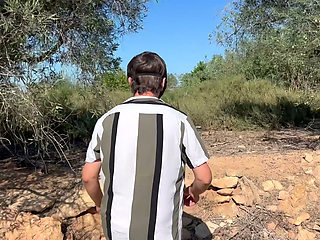 I went for a run in the fields and ended up getting caught, used, and fucked by a creeper who was watching me