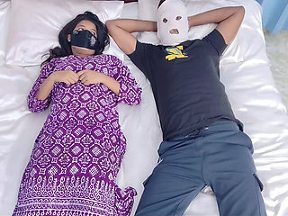 Milf Stepmom first time share bed with stepson part one