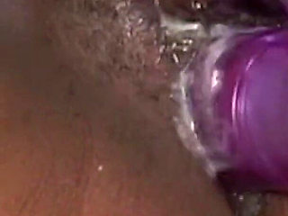 These Two Lesbians Are Playing with Lots of Toys to the Point of Loud Orgasm.