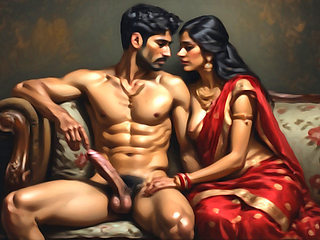 Indian bhabhi bent over and fucked in saree by her boss in office bathroom