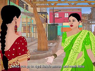 Dhongi Baba satisfied the craving of the desi bhabhi's cootchie in the ashram