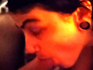 Czech amateur blowjob and fucking POV in public