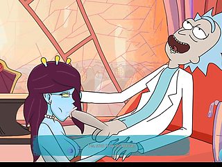 Rick's Lewd Universe - Part 1 - Rick and Morty - Unity Suck off Rick by Loveskysanx