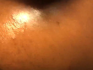 Gave Her Hot Doggy Backshot and Cum on Her Fat Ass