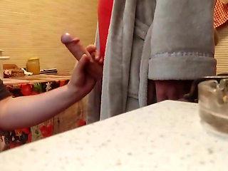 Cigarette His Dick and Sperm