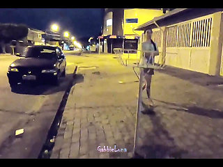 Breakfast in the Street! 18 Year Old Bitch Blowjob Me for Free in the Middle of the Street! Falled on the Net