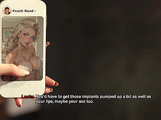 My Bimbo Dream - Bimbo MILF with Fake Tits Finally Gets Her Kissing Her Tenant