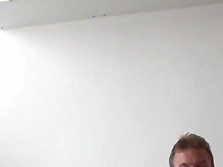 Sexy MILF and a Shy Teen Kicking Their Slave in the Nuts
