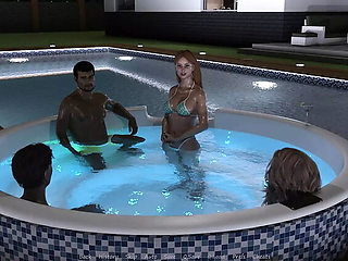 Stepbrother's Wife #47: John Fondles Alan's Big Tits