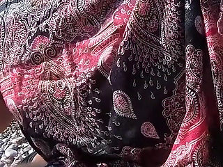 Jerking off My Boyfriend at a Beach - Quick Risky Outdoor Handjob with Huge Cumshot