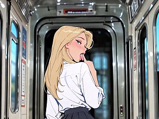 I love waking up early to go to work - I'm always well-received on the subway (AI-generated)
