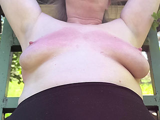 Open the blouse, I want to beat your breasts