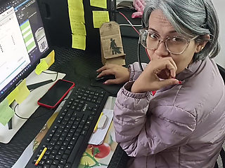 Do you like it when I suck your cock while I work?