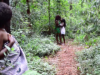 Dark Chocolate Ebony Lesbians Face Sitting & Pussy Grinding Rough