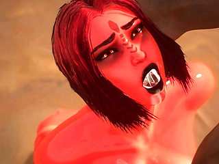 Succubus Gets Mouth Used - 3D Animation