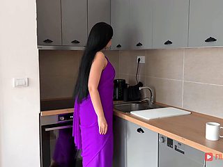 Brunette Stripteases Big Tits in Dhurandhar XXX Bollywood Fantasy