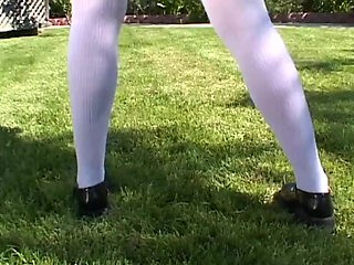 Pussy licking pussy fucking in college uniform