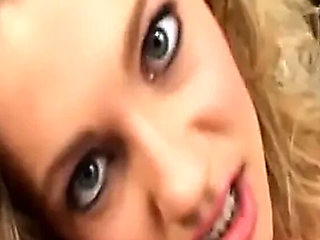 Blonde Babe Gets Drenched in Cum During Massive Gangbang Blowbang