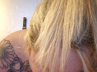 POV Sloppy Dildo BJ