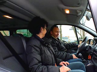 Milf fucking milf fingering in the car