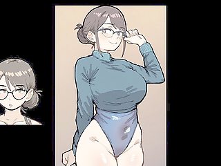 Close-up, married, cartoon fantasy