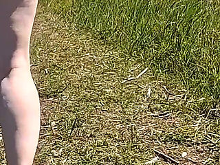 My Bold, Pantyless Walk to the Beach and Back - Every Step Making Me Feel Exposed