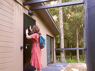 Hiking grandma goes on a pussy adventure with a young cock