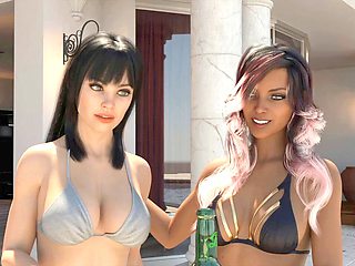 Interactive erotic tale featuring a busty brunette first-timer