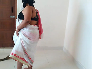 Indian Maid Fucked by Owner While Sweeping House