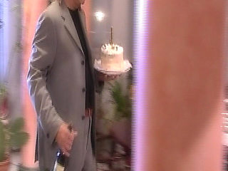 Blindfolded Babe Awaits Soccer Team's Throbbing Cocks