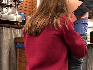 MaybeNatty Sucks Big Cock at Work