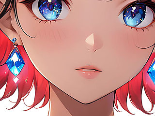 Bokeh Dreams: a Beautiful Young Woman in Floating Lights